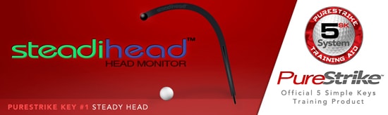 Steady Head Training Aid for Golf Swing